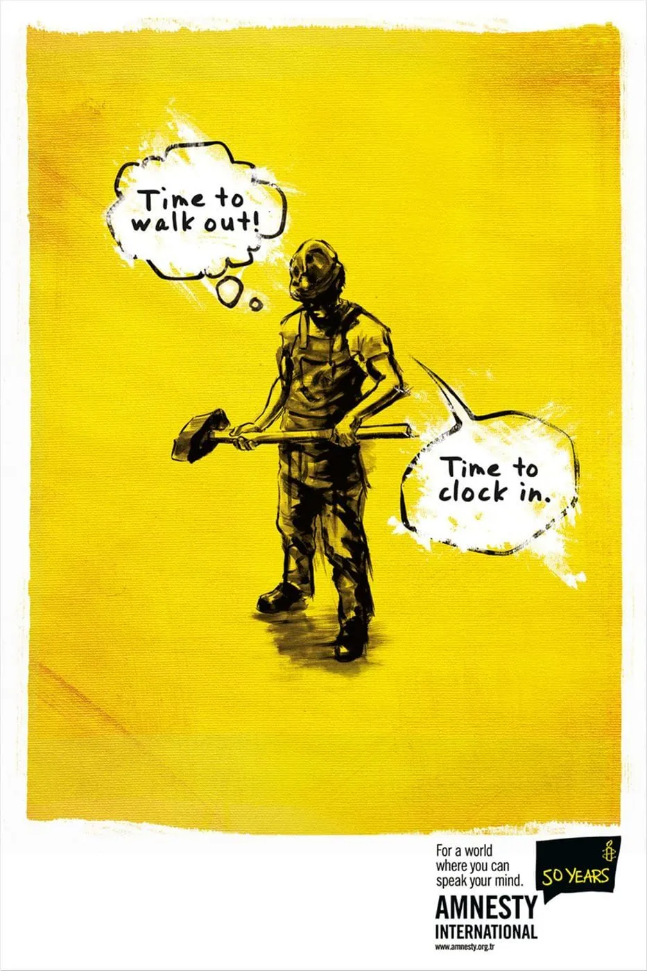Amnesty International print ads