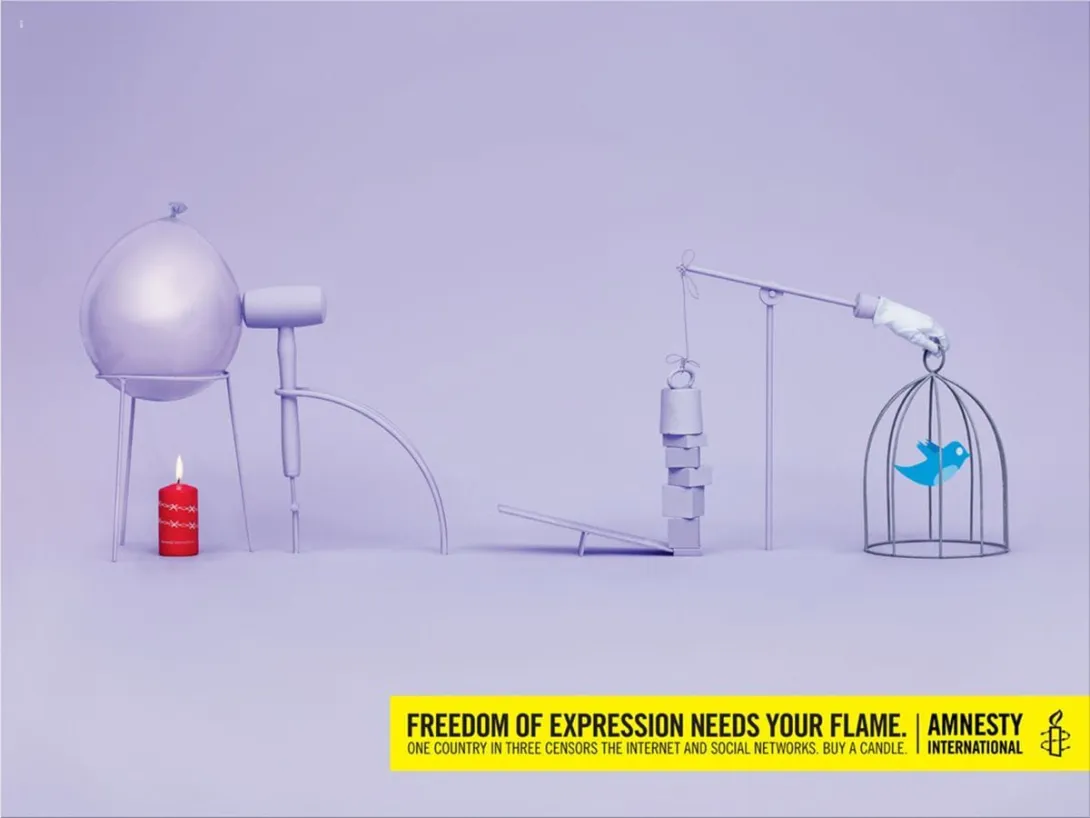 Amnesty International print ads