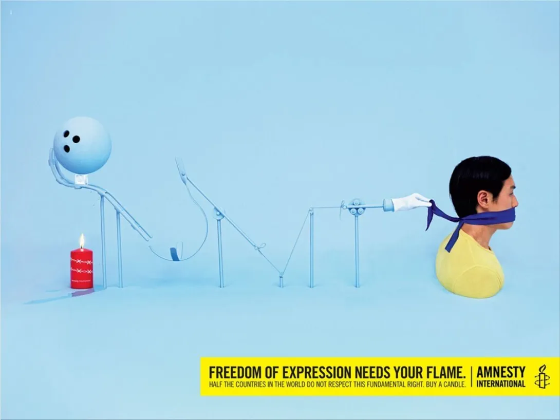 Amnesty International print ads