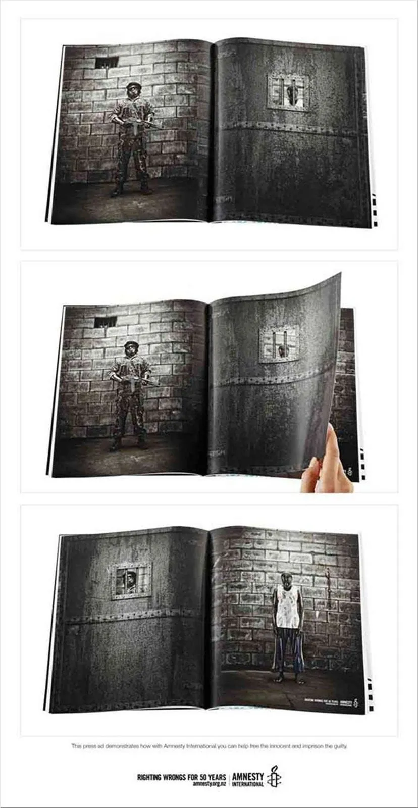 Amnesty International print ads