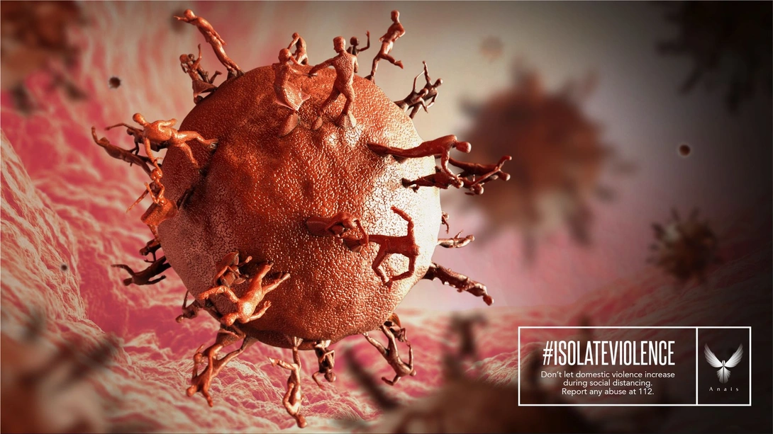 Anais Association #IsolateViolence by Cheil ad agency