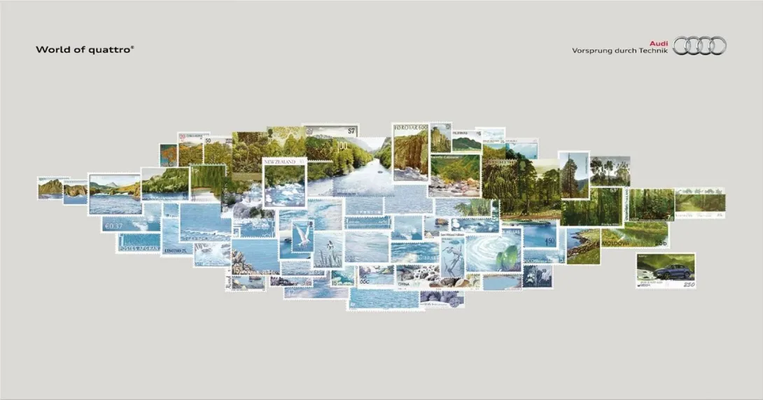 Audi Quattro print ads