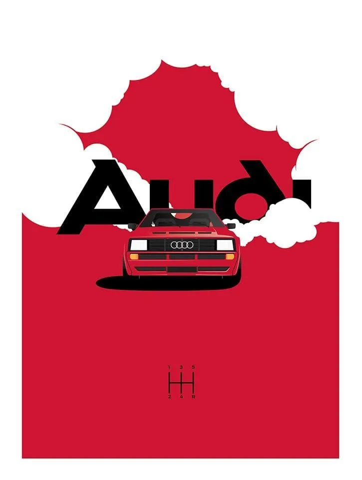Audi: "Heritage Poster Series" by TracyLocke