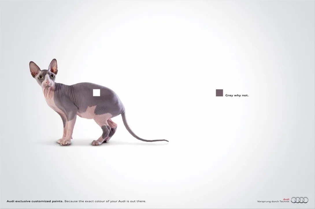 Audi print ad