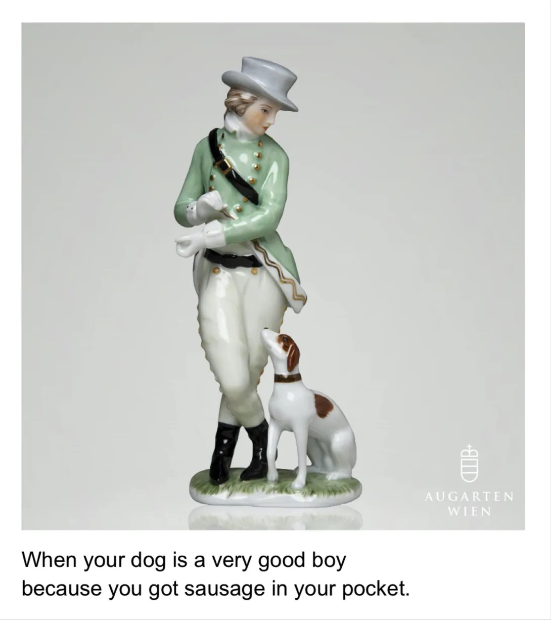 Augarten Porzellan "Porcelain memes" by Jung von Matt
