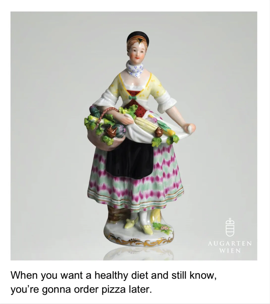 Augarten Porzellan "Porcelain memes" 