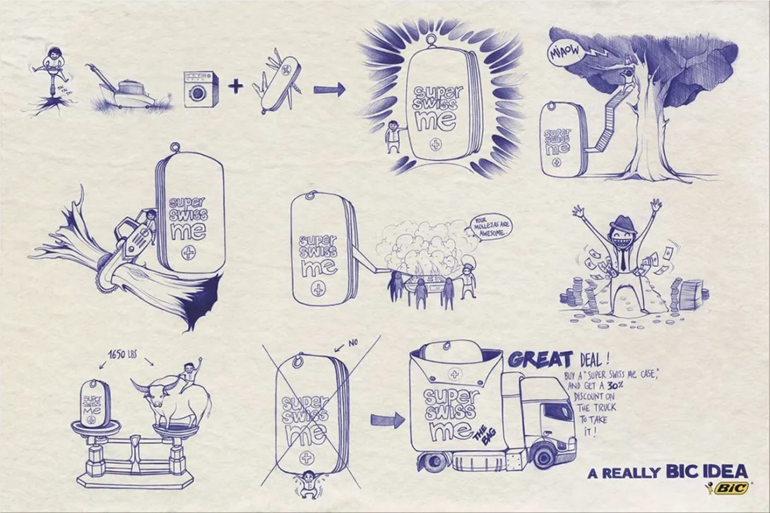 BIC print ads