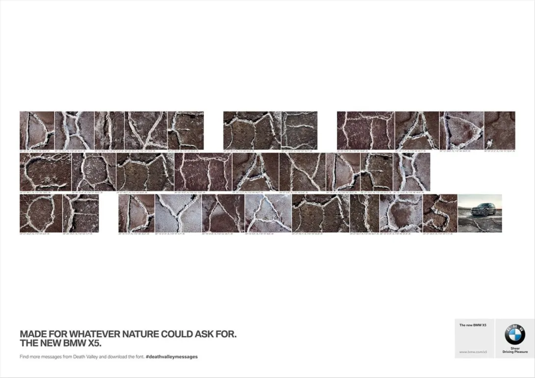 BMW X5 print ad