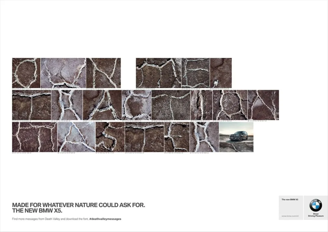 BMW X5 print ad
