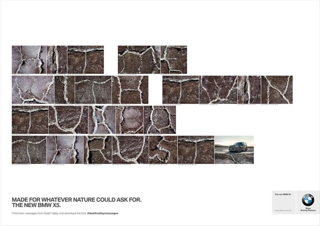 BMW X5 print ad