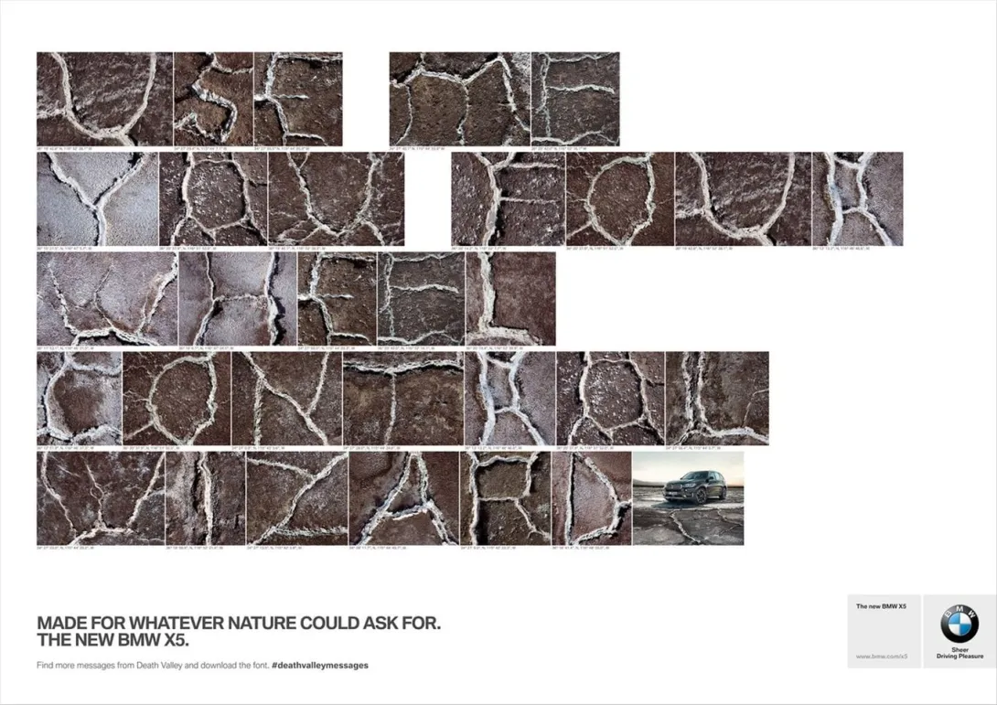 BMW X5 print ad