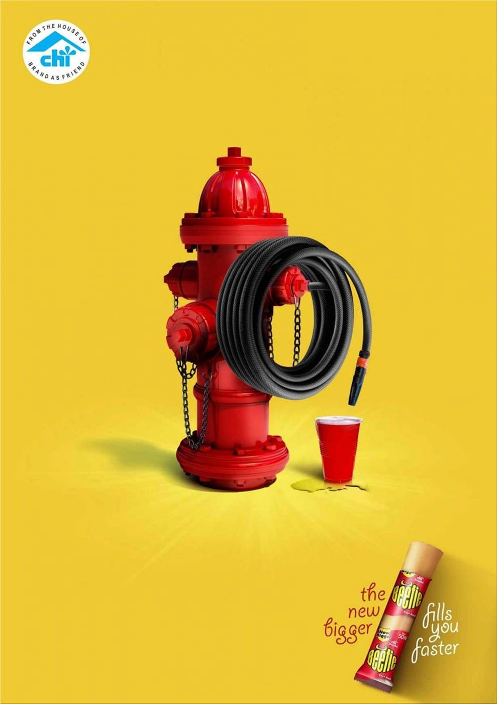 Beefie print ads