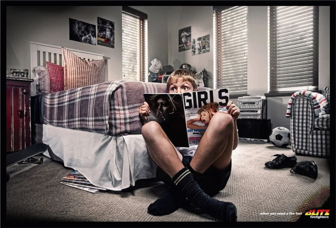 Blitz Firelighters ads
