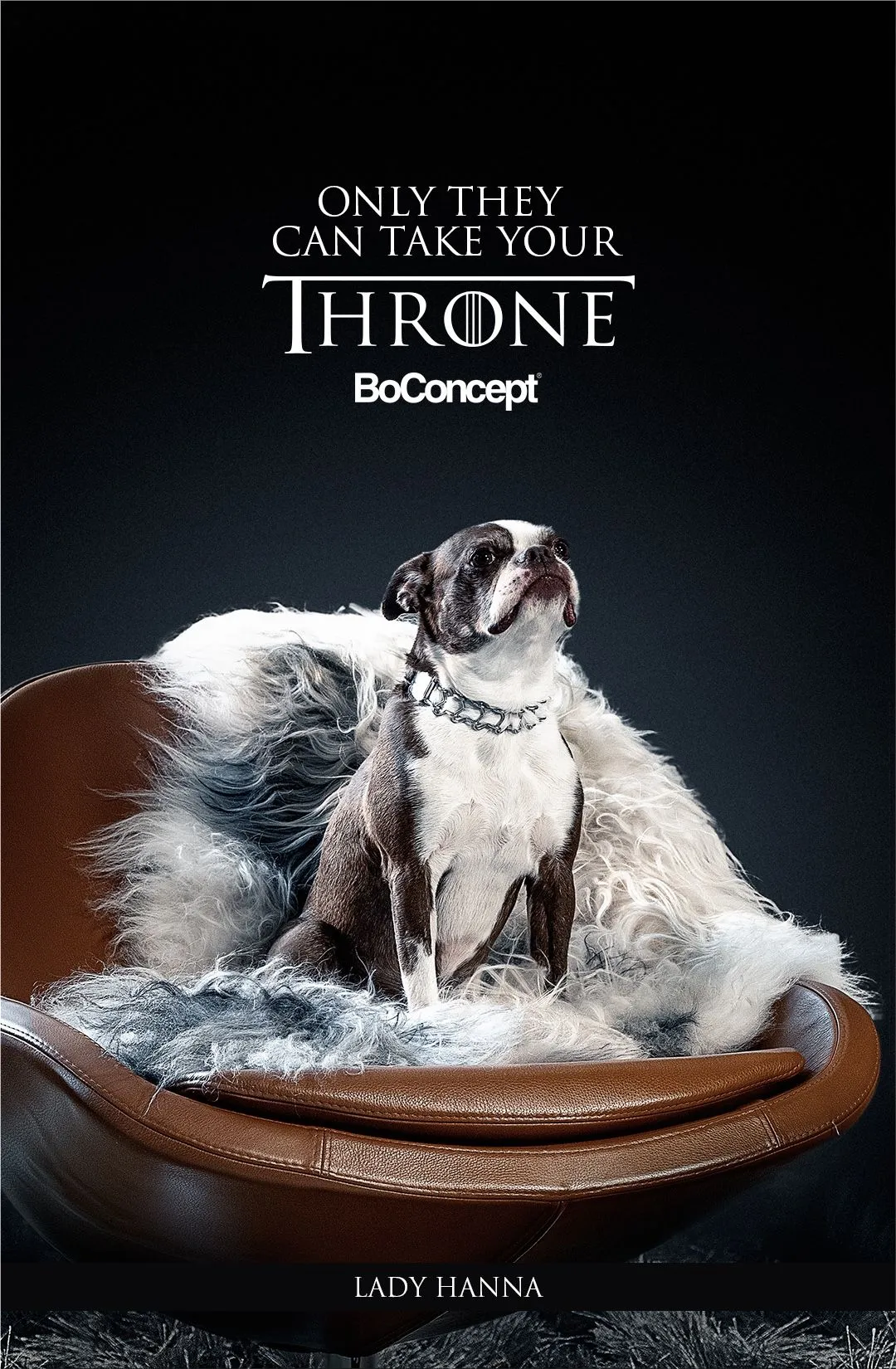 BoConcept "Only They Can Take Your Throne" by Mass Digital
