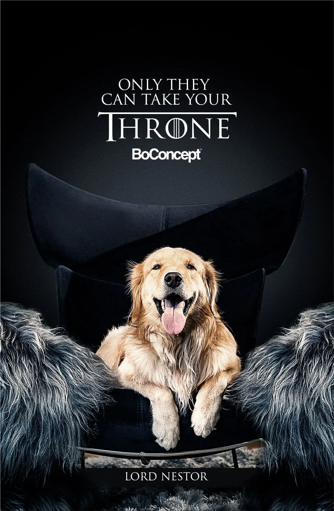 BoConcept "Only They Can Take Your Throne" by Mass Digital