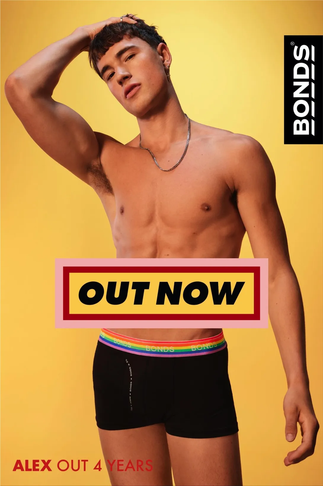 Bonds "Out Now" print ads