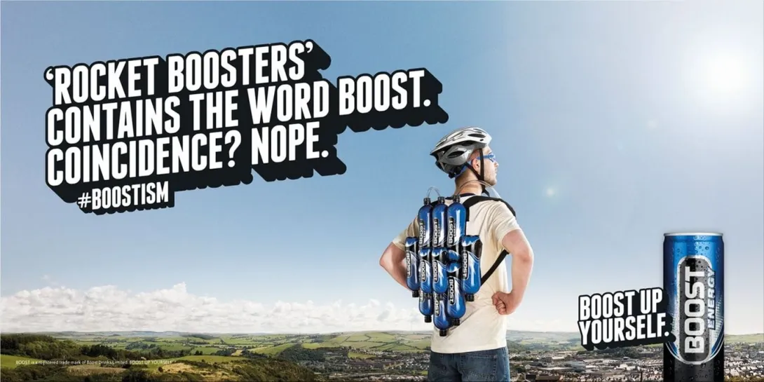 Boost Drinks outdoor ads