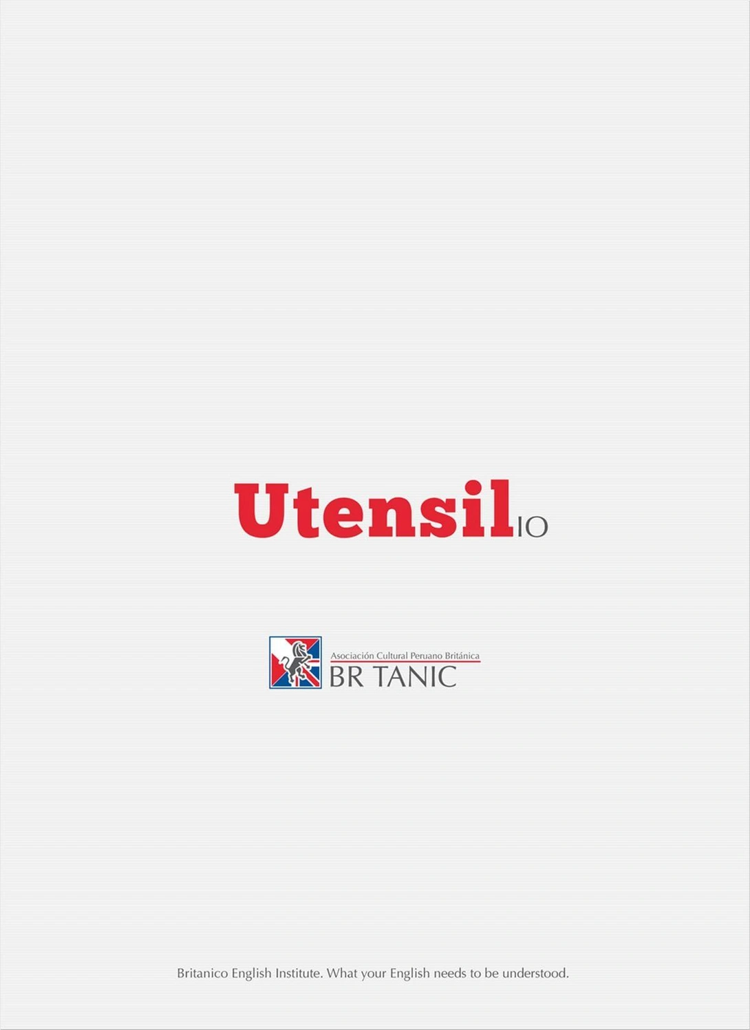 Britanico English Institute ads