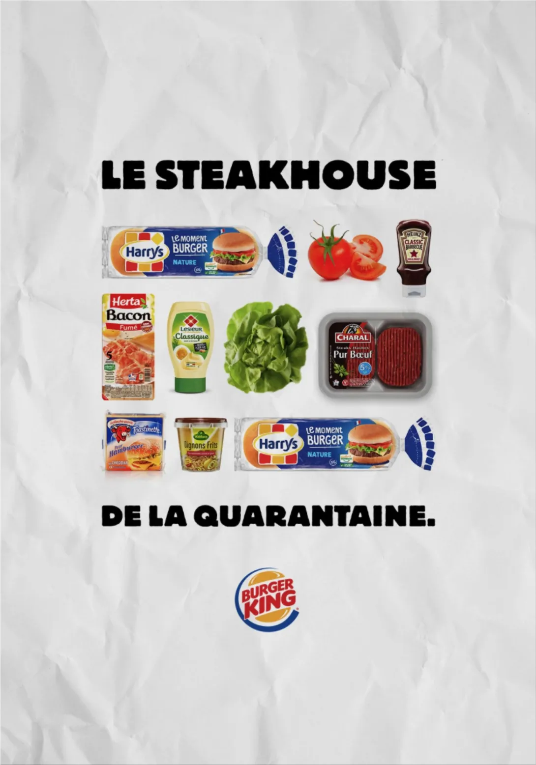 Burger King "Le Whopper de la Quarantaine" by Buzzman advertising