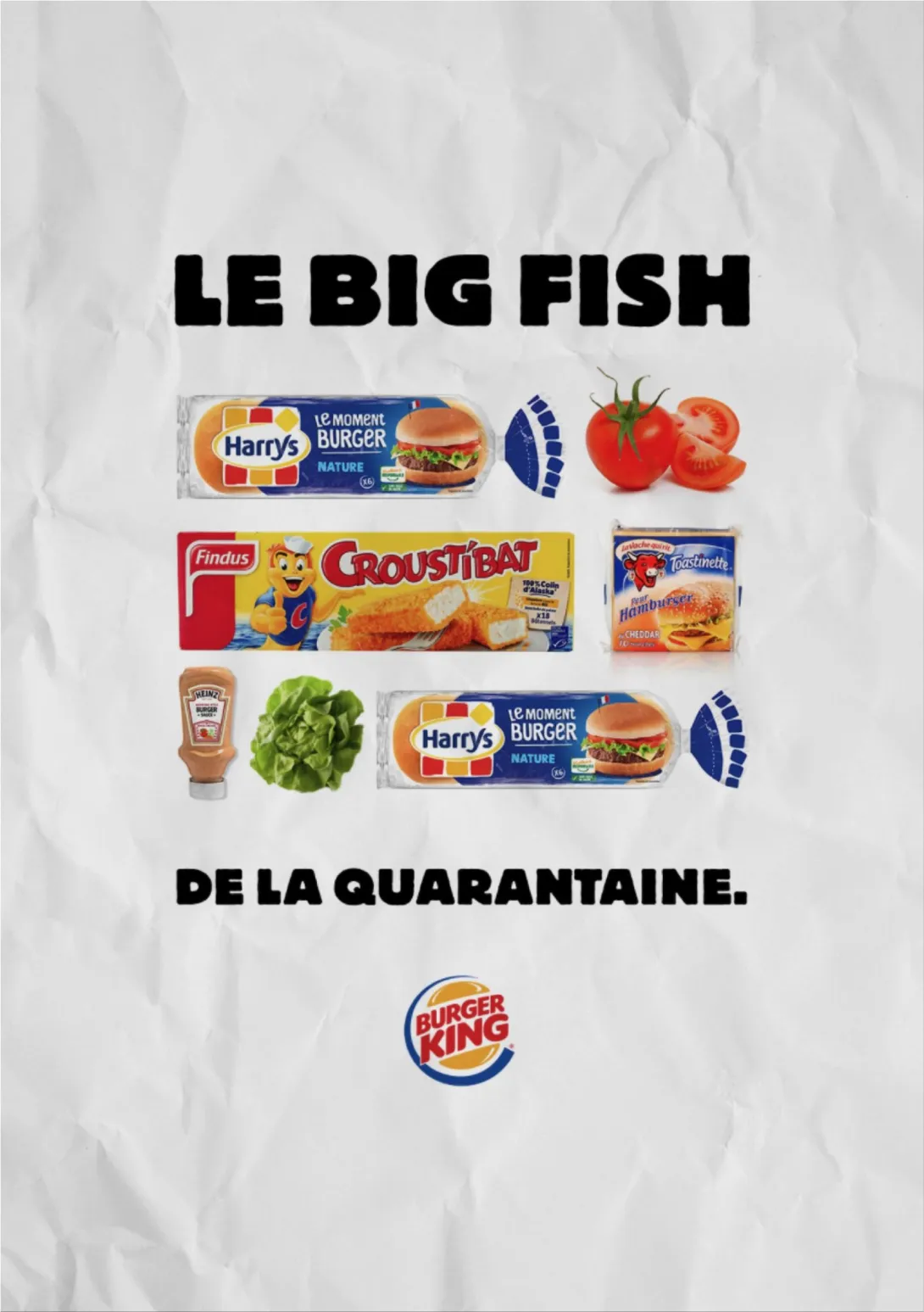Burger King "Le Whopper de la Quarantaine" by Buzzman advertising