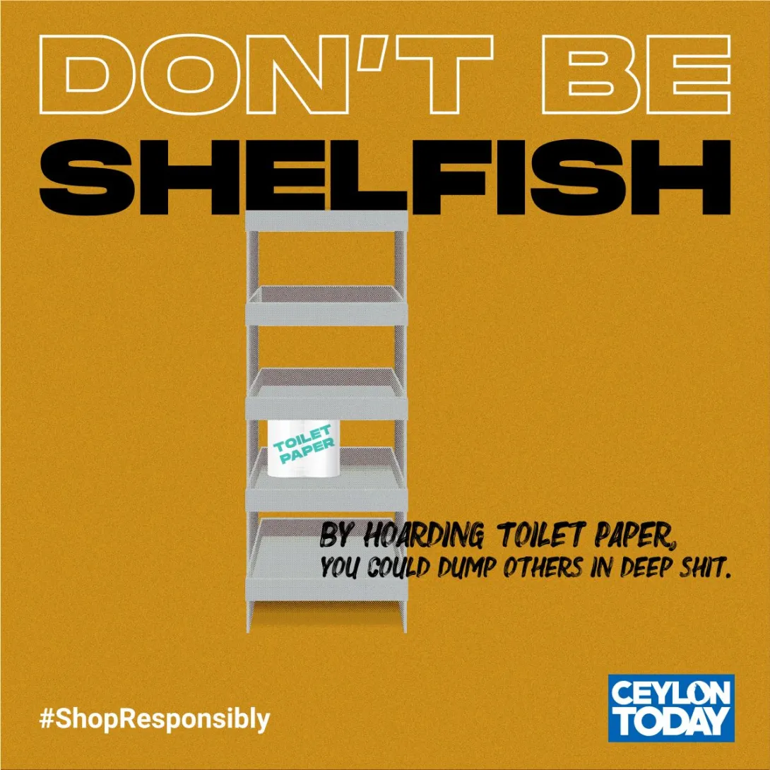 Ceylon Today "Don't Be Shelfish’"
