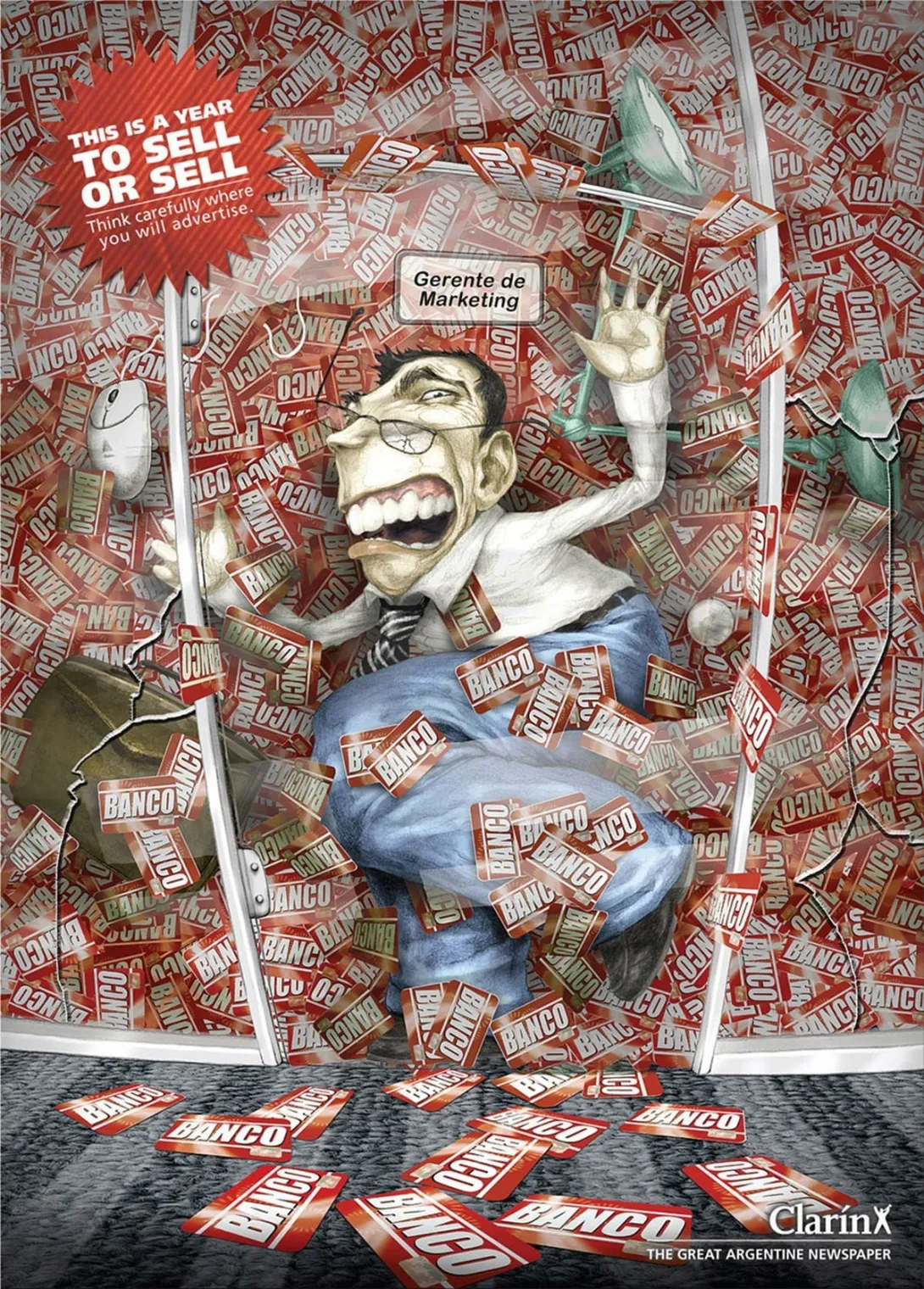 Clarin print ads