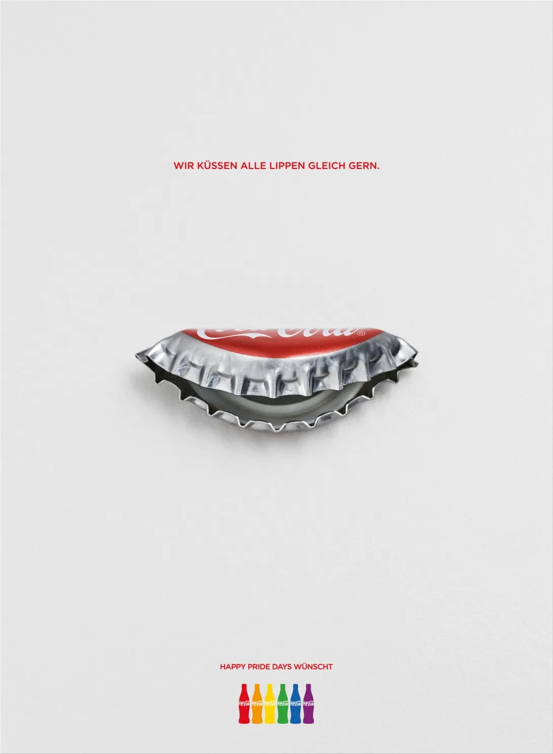 Coca-Cola "We love every lips the same."