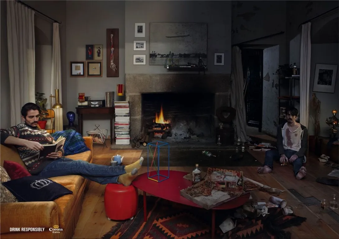 Corona print ads