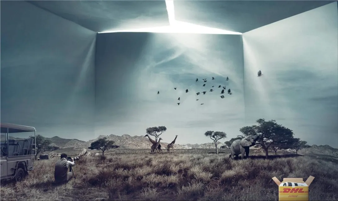 DHL print ads