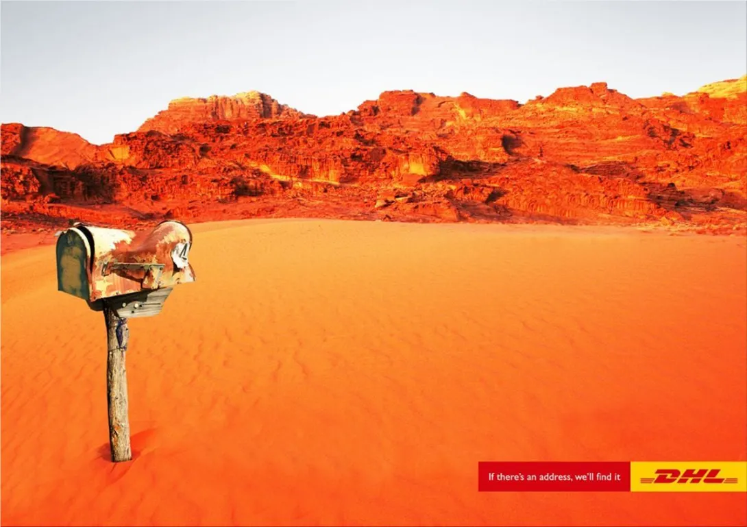 DHL print ads
