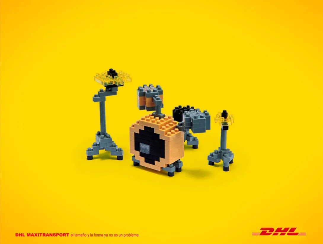 DHL print ad