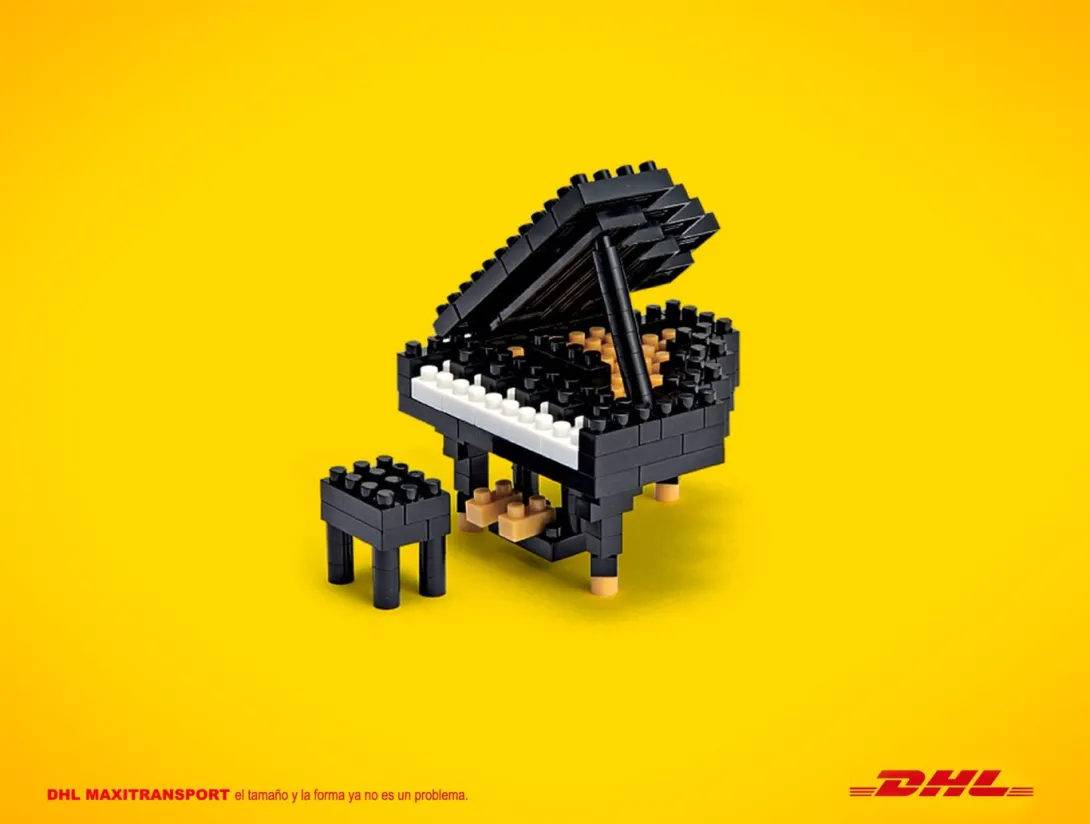 DHL print ad