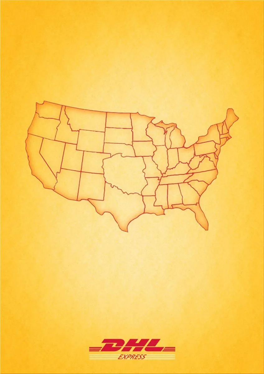 DHL print ads