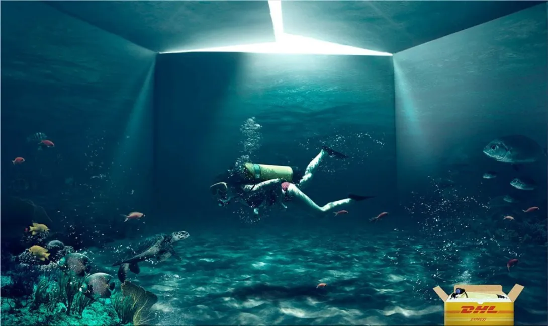 DHL print ads