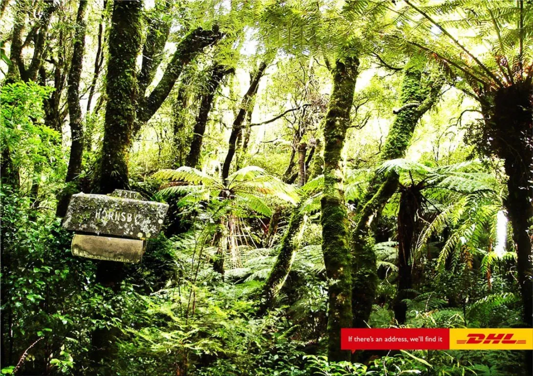 DHL print ads