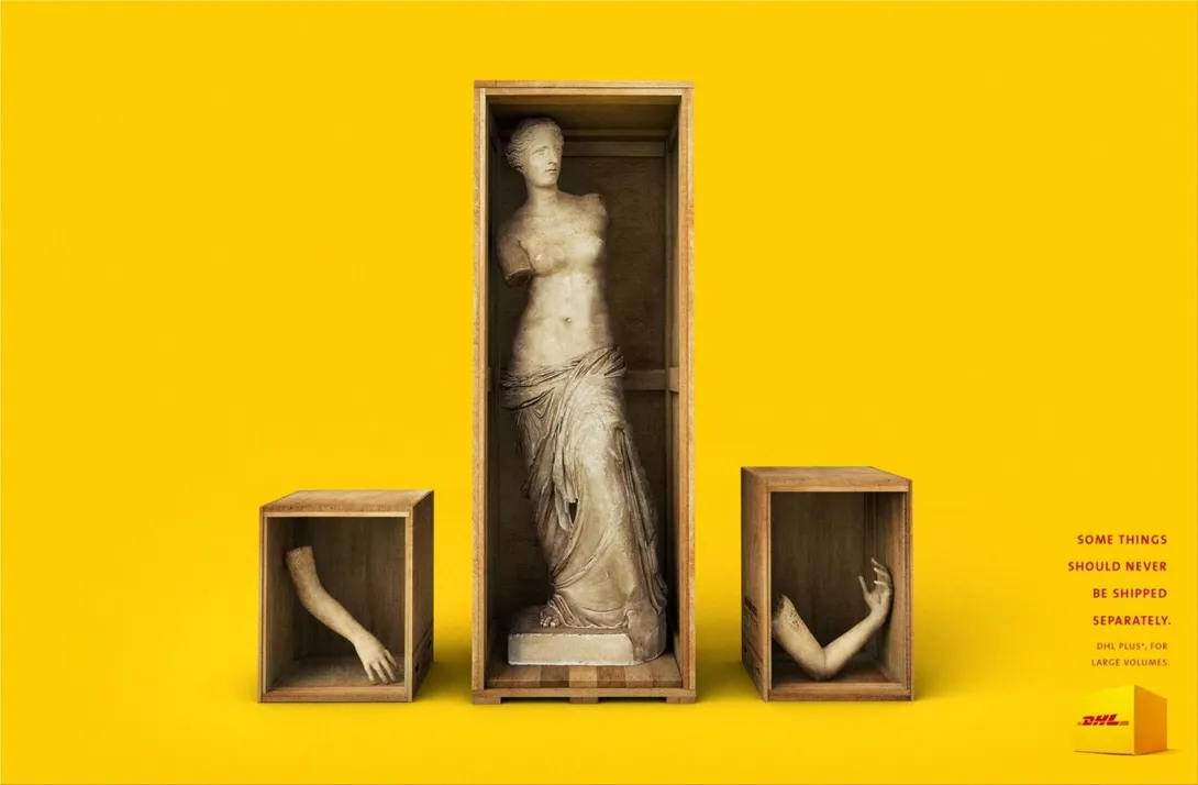 DHL print ads