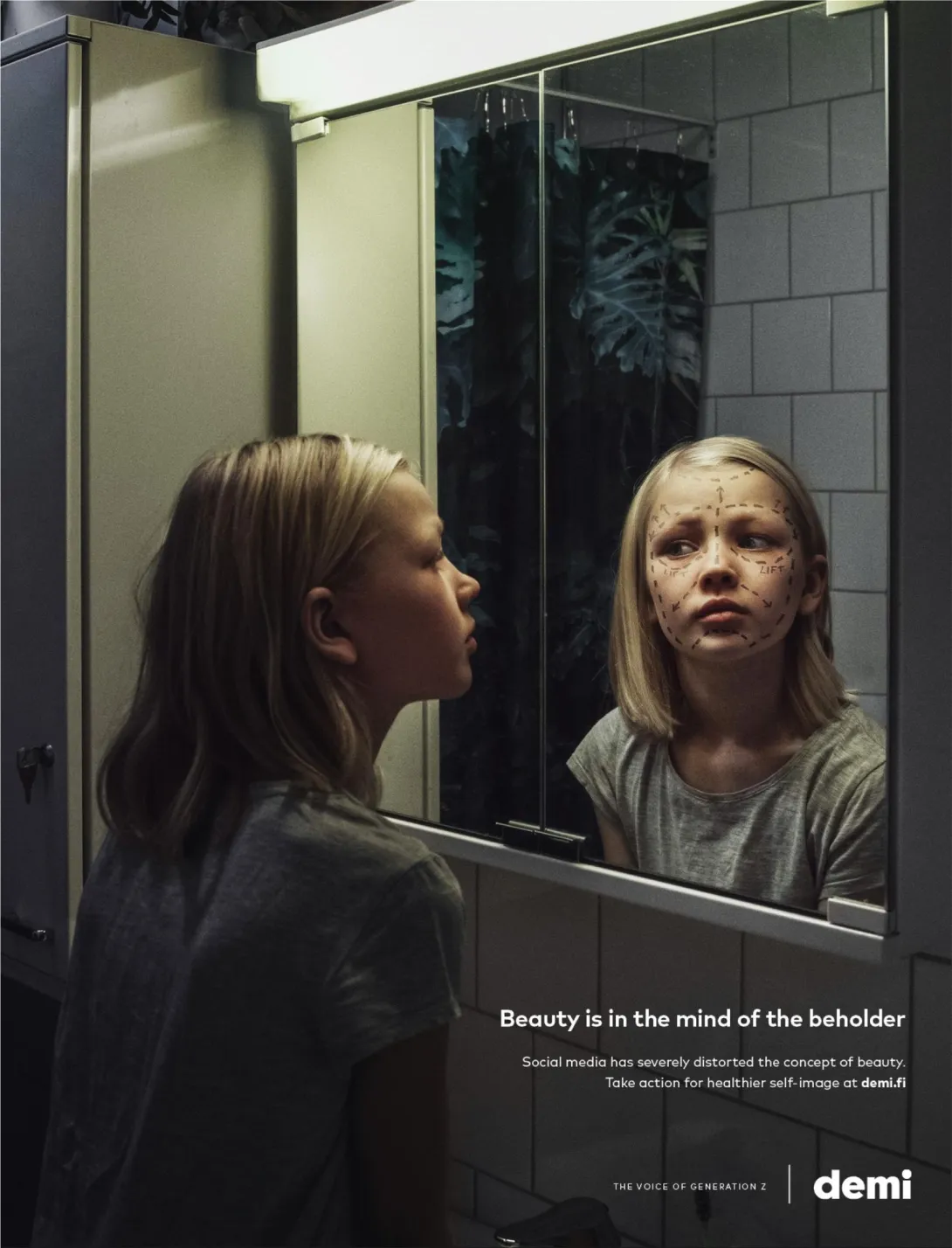 Demi "Beauty is in the mind of the beholder" by TBWA
