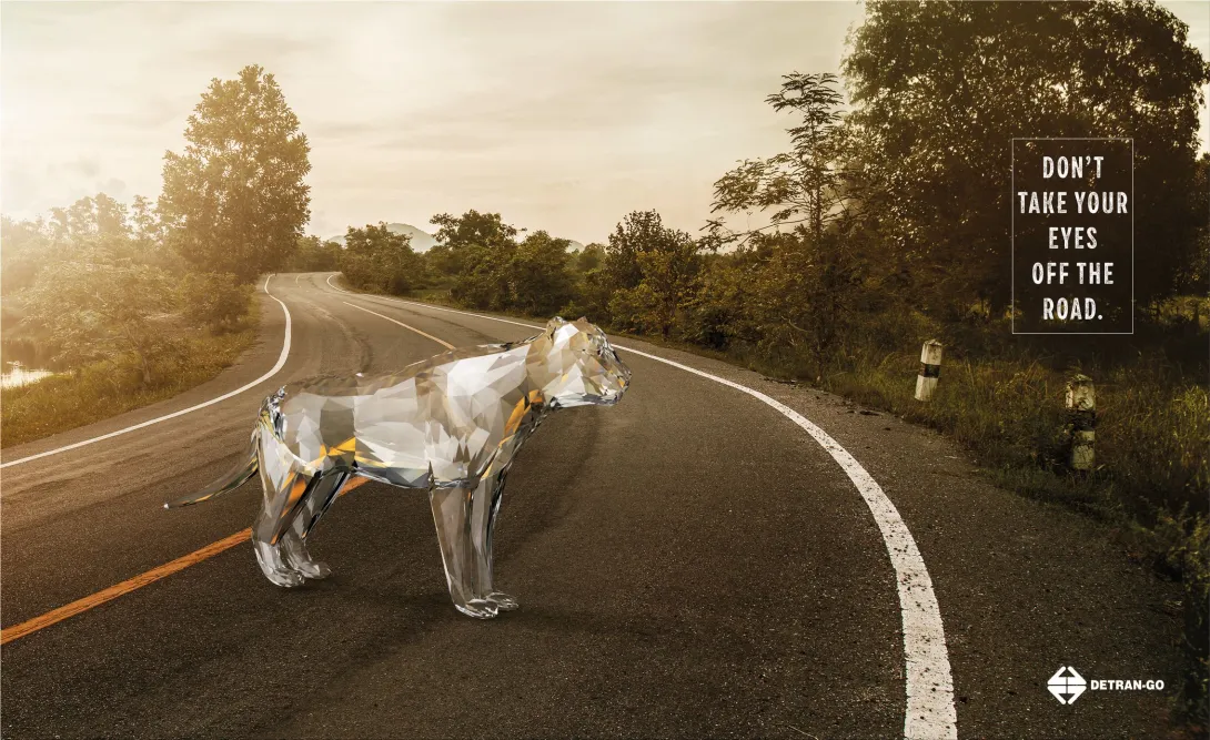 Detran-GO "Don't take your eyes off the road."