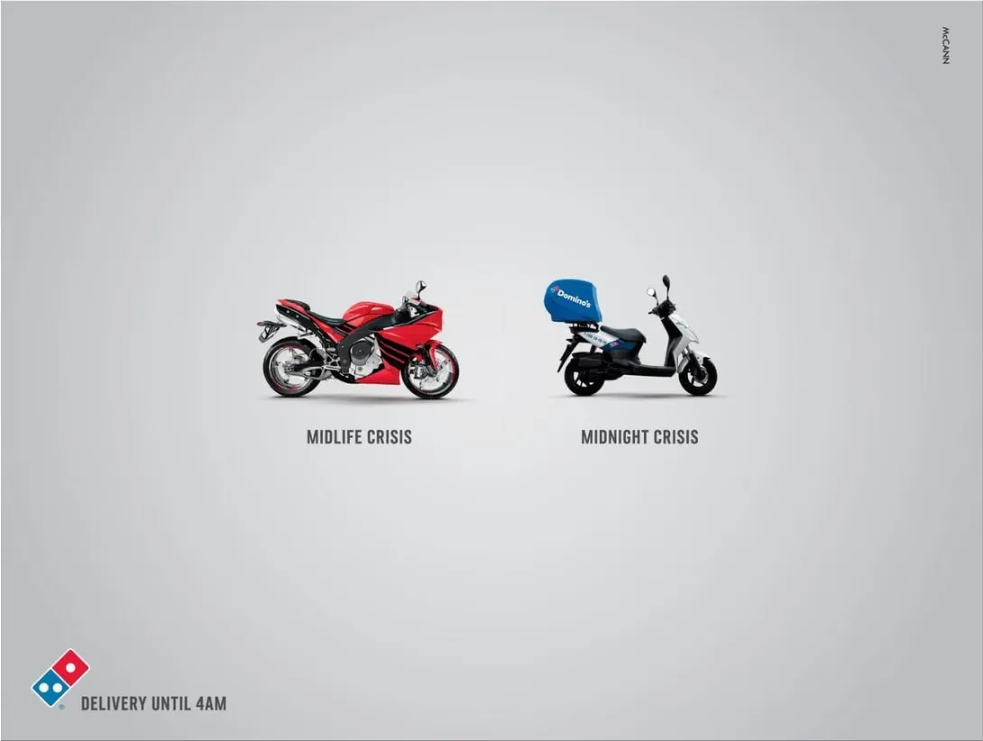 Domino's Pizza:  Midlife crisis - Midnight crisis
