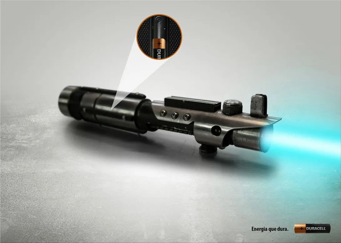 Duracell print ads