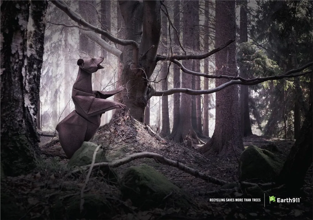 Earth 911 print ads