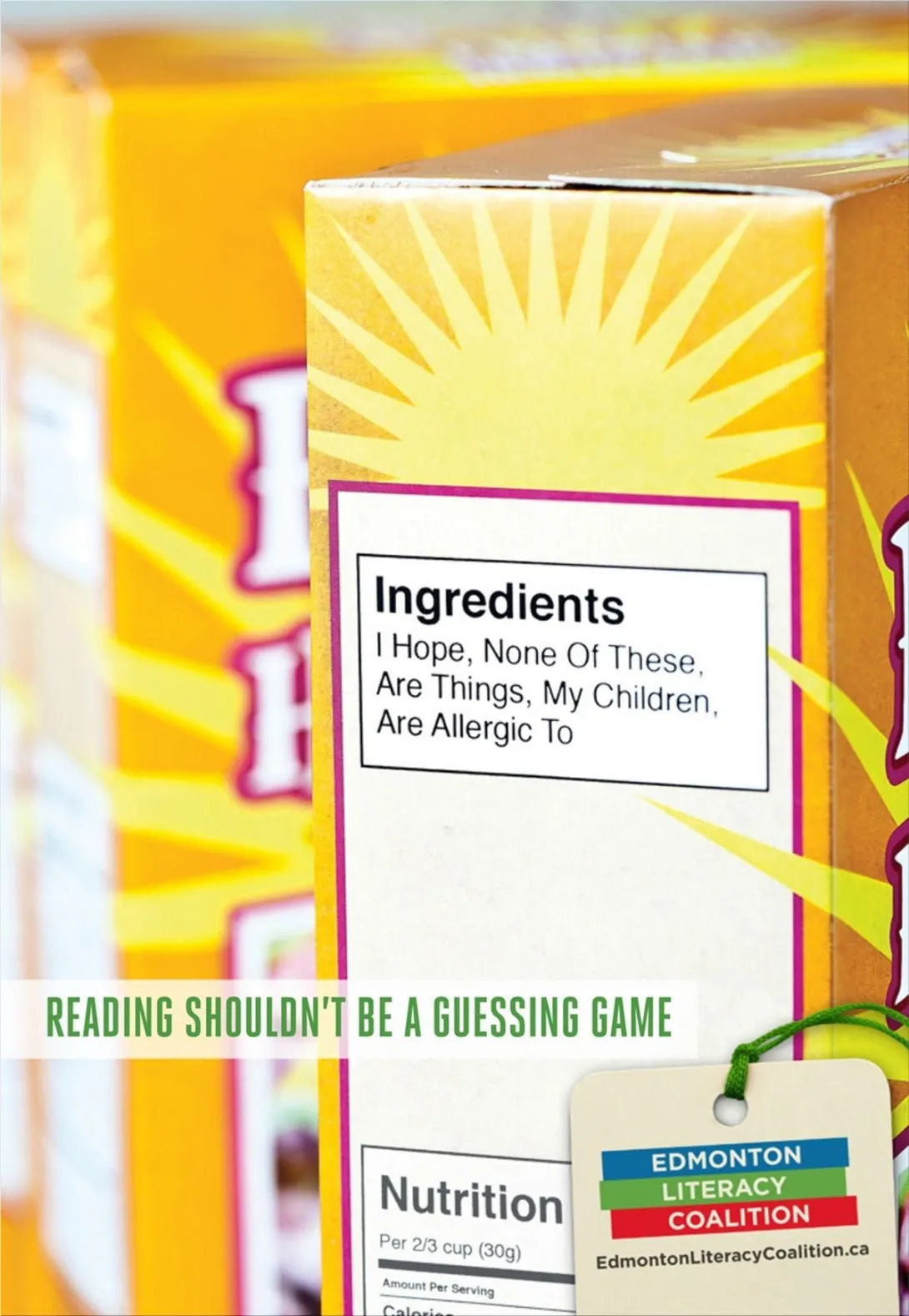 Edmonton Literacy Coalition ads