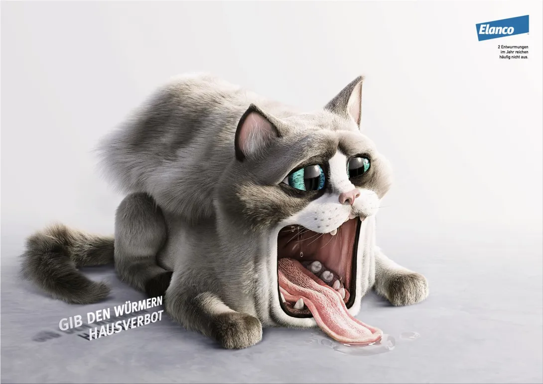 Elanco "Don't let your pet be the host for worms"