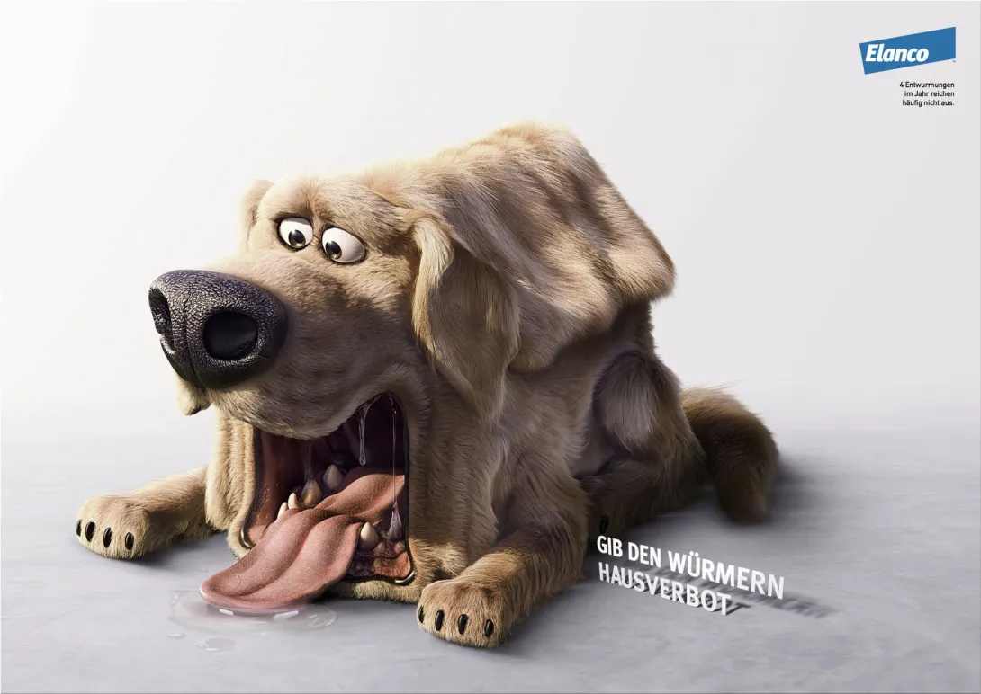Elanco "Don't let your pet be the host for worms"