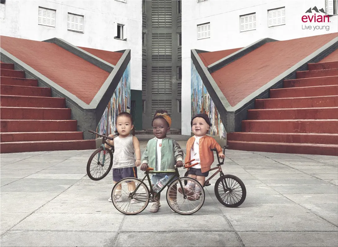 Evian "The Baby Bare Necessities" by BETC