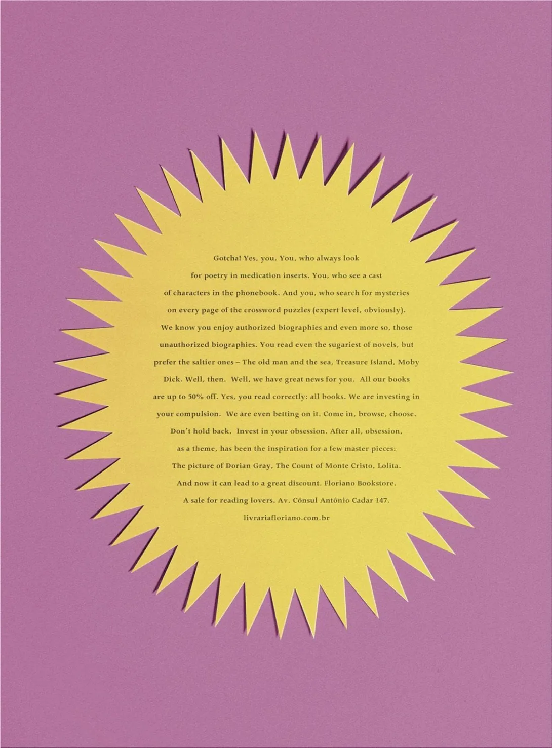 Floriano Bookstore ads
