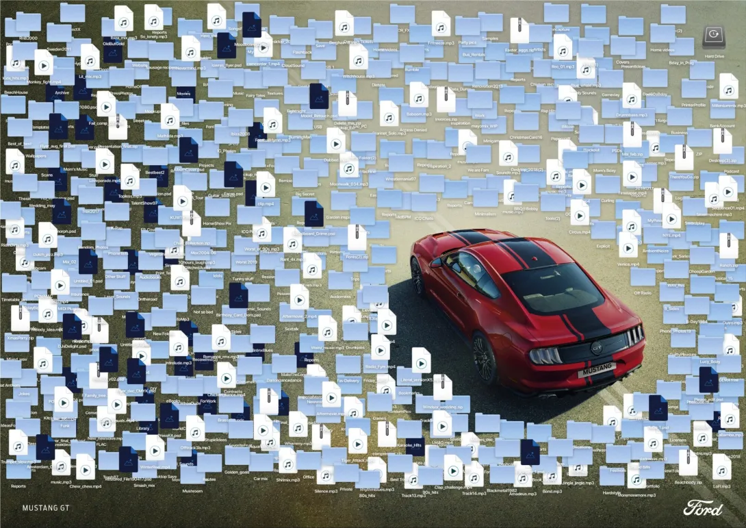 Ford Mustang ads