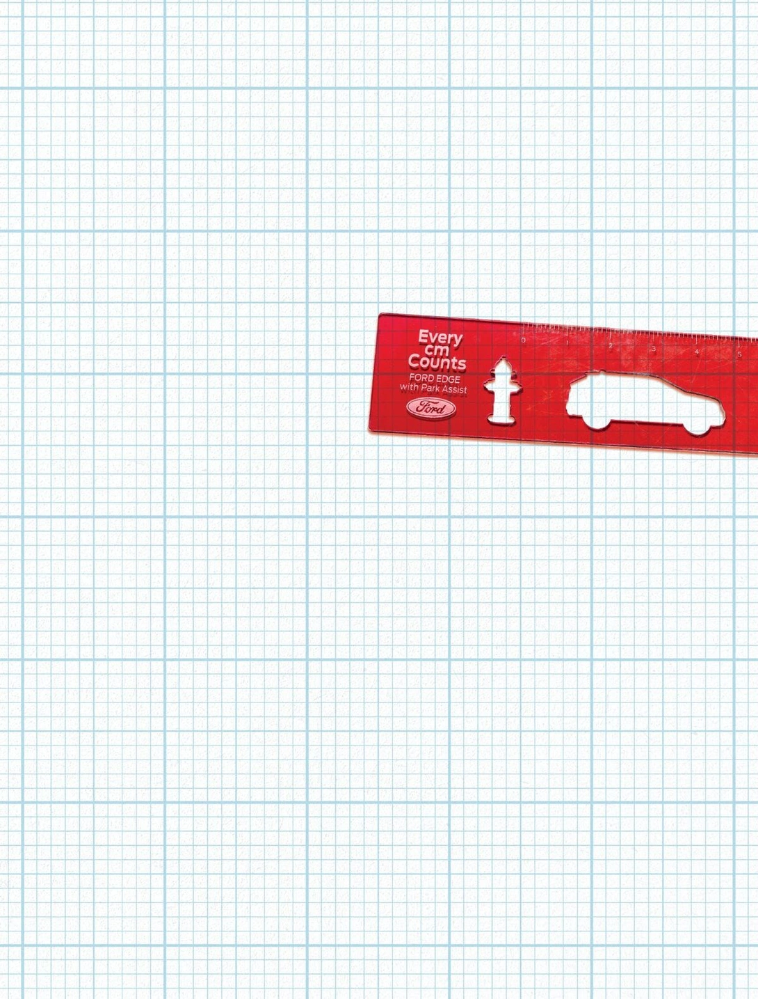 Ford Edge- FIRE HYDRANT RULER