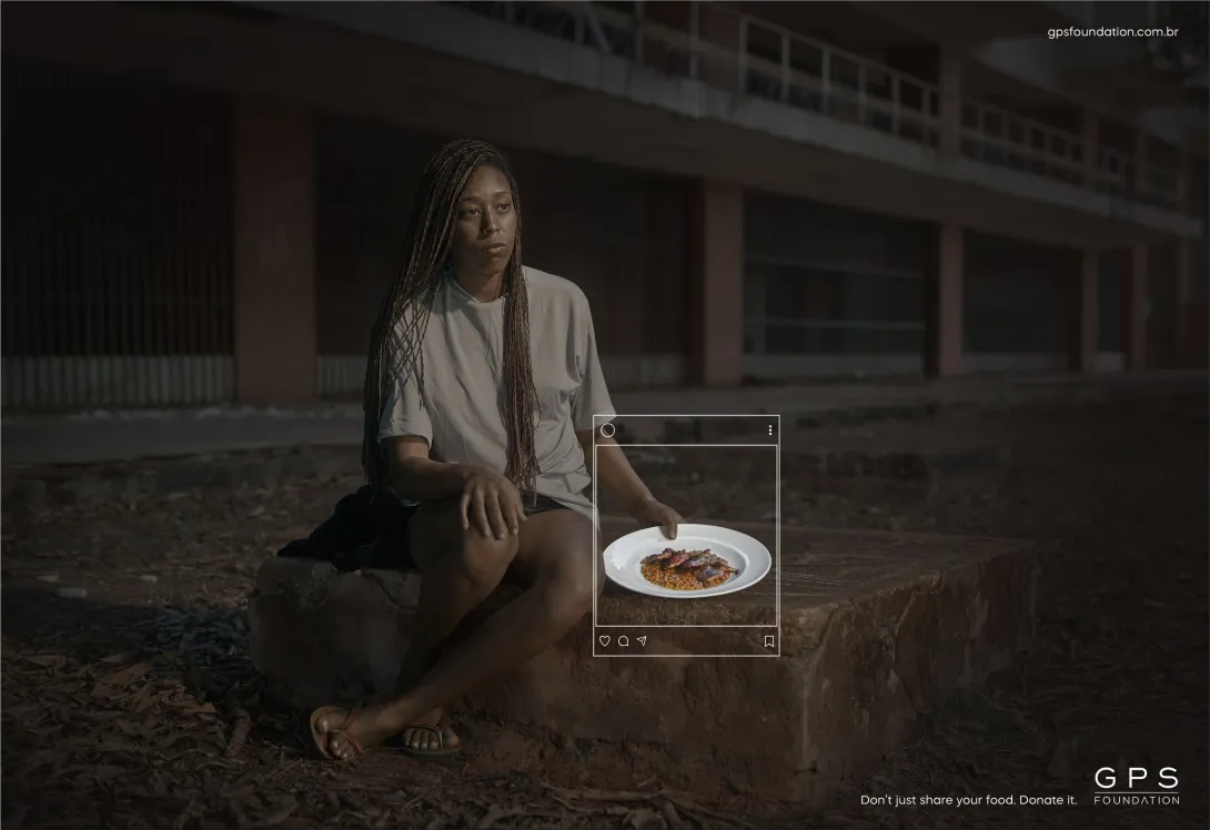 GPS Foundation "Don't just share your food. Donate it."