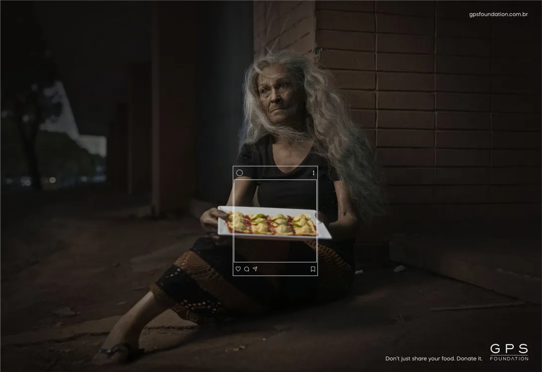 GPS Foundation "Don't just share your food. Donate it."